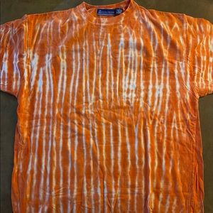 Orange & White tie dye T-Shirt